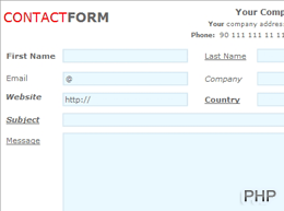 PHP Flash Iletisim Formu [PHP Flash Contact Form with HTML Label]